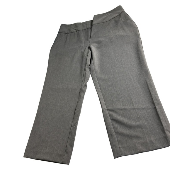 NWT Nicole Miller Gray Capris Sz 6 - Picture 2 of 9